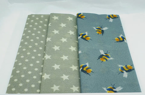 [Beeswax Wraps Set Of 3] - Botanical Bee & Co