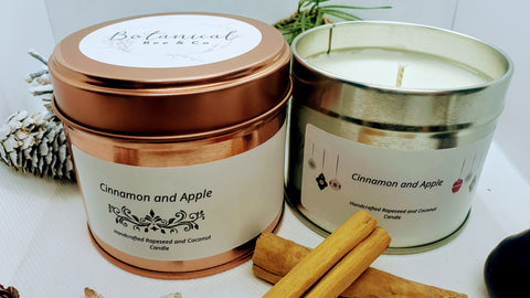 [Cinnamon And Apple Candle Tin] - Botanical Bee & Co