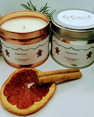 [Gingerbread Candle Tin] - Botanical Bee & Co