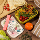 [Pick of the Bunch Botanical Reusable Bamboo Composite Lunch Box] - Botanical Bee & Co