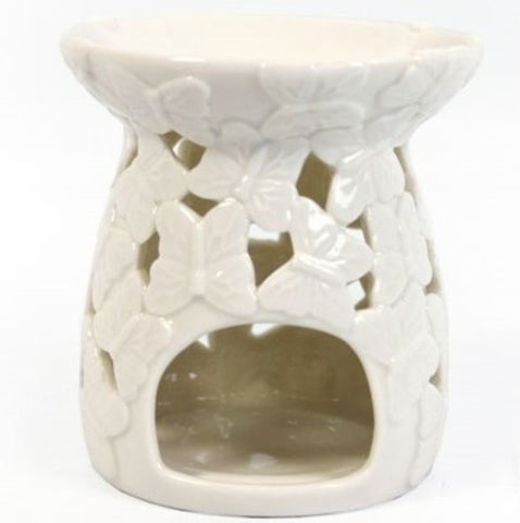 [Embossed Butterfly Oil/Wax Burner] - Botanical Bee & Co