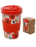 [Poppy Bamboo Composite Travel Mug/Cup] - Botanical Bee & Co