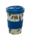 [Peacock Reusable Bamboo Composite Travel Mug/Cup] - Botanical Bee & Co