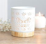 [Butterfly Ceramic Oil/Wax Melt Burner] - Botanical Bee & Co