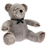 [Grey Faux Leather Teddy Doorstop] - Botanical Bee & Co