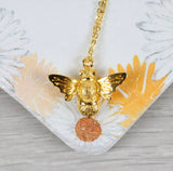 [Bee Hey Honey Neckless And Card Set] - Botanical Bee & Co