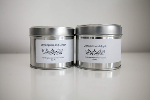 [Lemongrass And Ginger Candle Tin] - Botanical Bee & Co